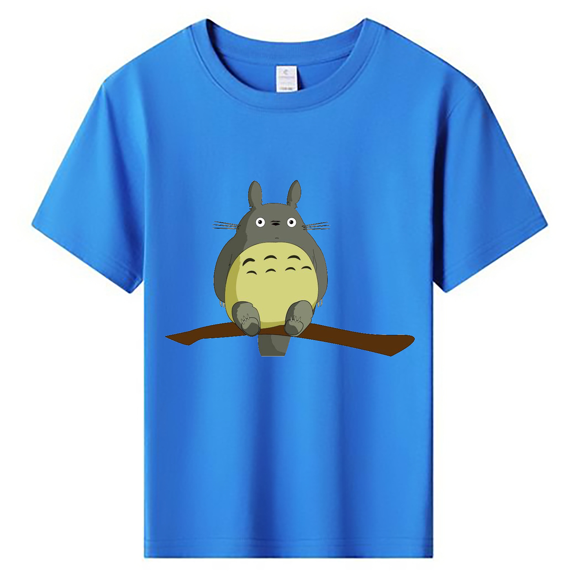 （画像用） となりのトトロ 草壁メイ 草壁サツキ My Neighbor Totoro Satsuki Kusakabe Mei Kusakabe 綿100％キッズTシャツ（フロントプリント）